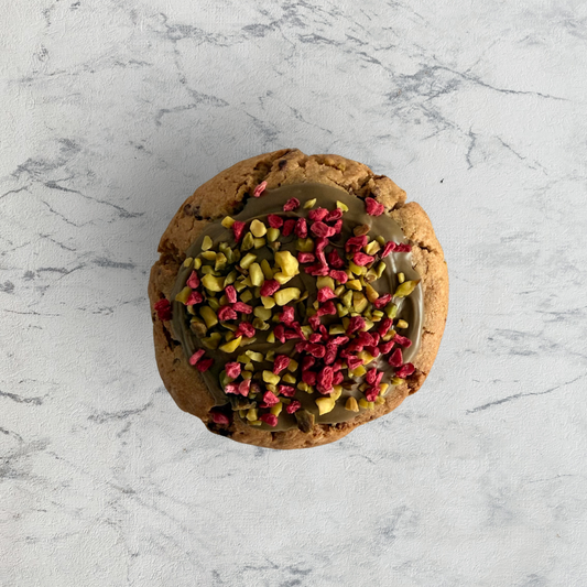 Cookie sans gluten framboise pistache Ma boutique