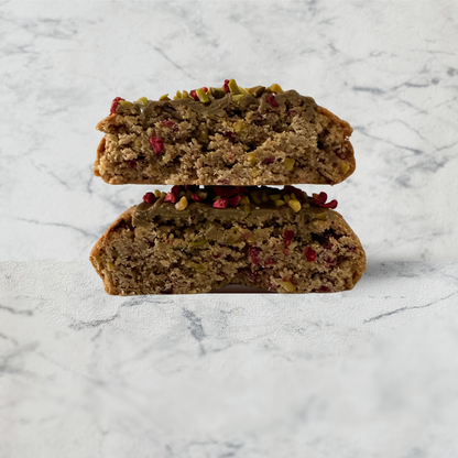 Cookie sans gluten framboise pistache Ma boutique